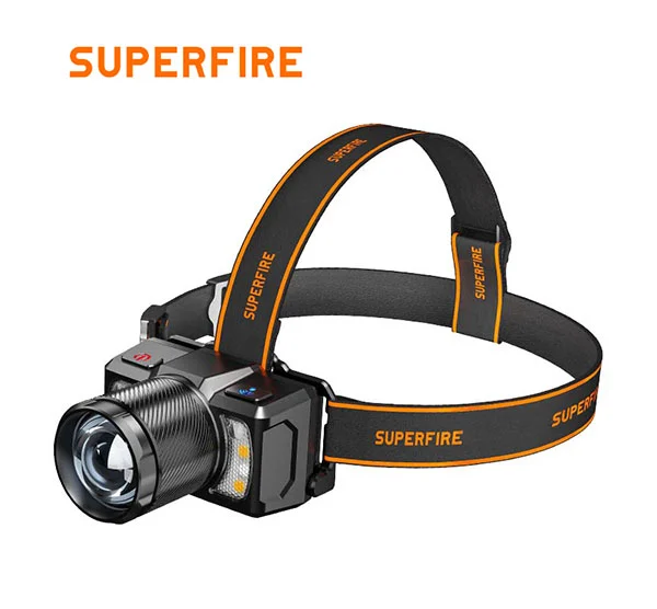 Đèn pha sạc siêu sáng superfire HL25