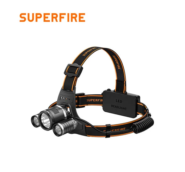 Đèn pha sạc superfire HL33 500 lumens 18650