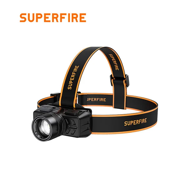 Đèn pha chạy bộ superfire HL50 có thể phóng to