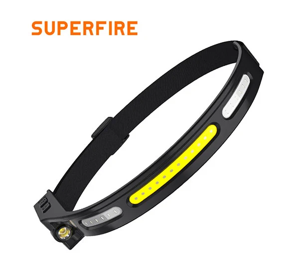 Đèn pha LED COB sạc được superfire hl76