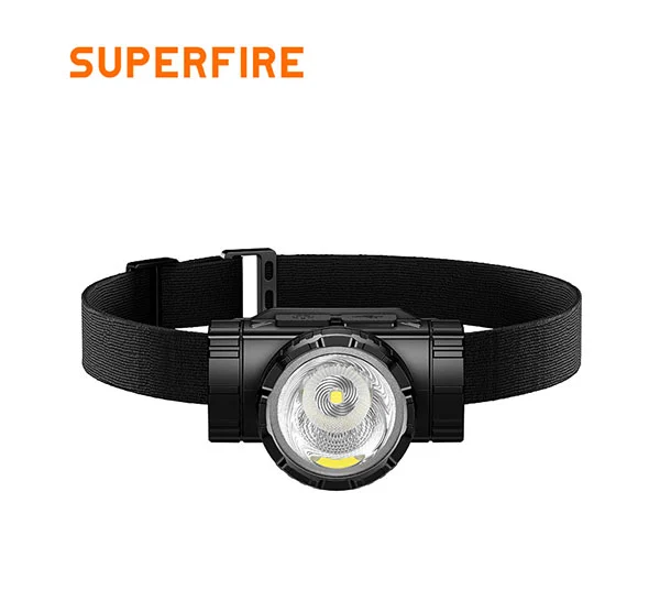 Superfire Đèn pha tầm xa sạc USB hl96