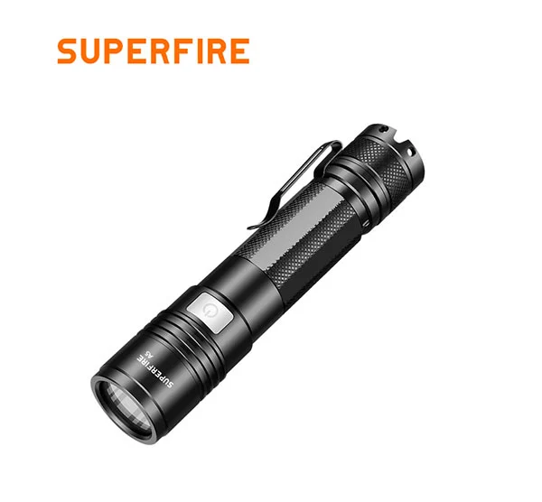Superfire Đèn Pin Tia UV nhỏ cầm tay màu đen chống nước A5 395nm