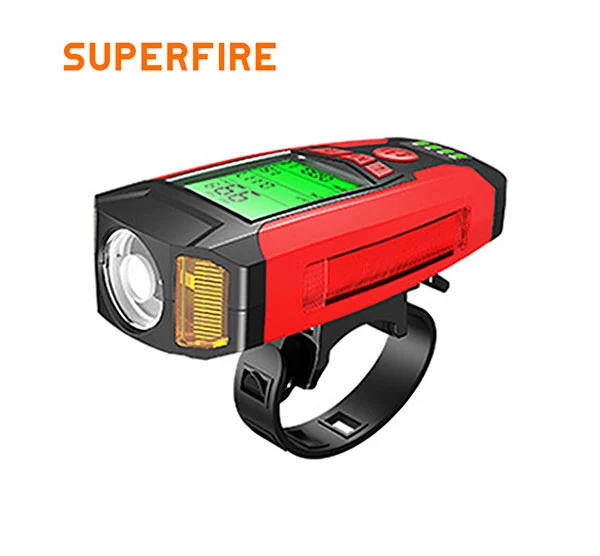 Đèn Xe Đạp superfire BM01 kèm còi