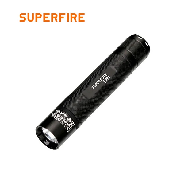 Superfire Đèn pin Led an toàn nội tại nhỏ EP01 có thể sạc lại và chống cháy nổ