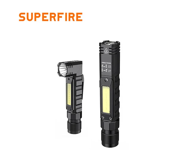 Đèn làm việc COB sạc được đa năng superfire G19 có đế từ tính