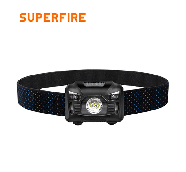 Đèn pha cảm biến superfire HL06