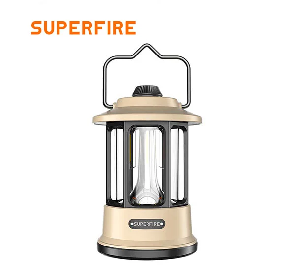 Superfire Đèn LED khẩn cấp có thể sạc lại T35 để mất điện