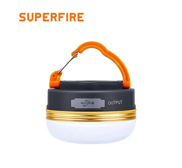 Đèn cắm trại sạc dự phòng superfire T60/T60-A