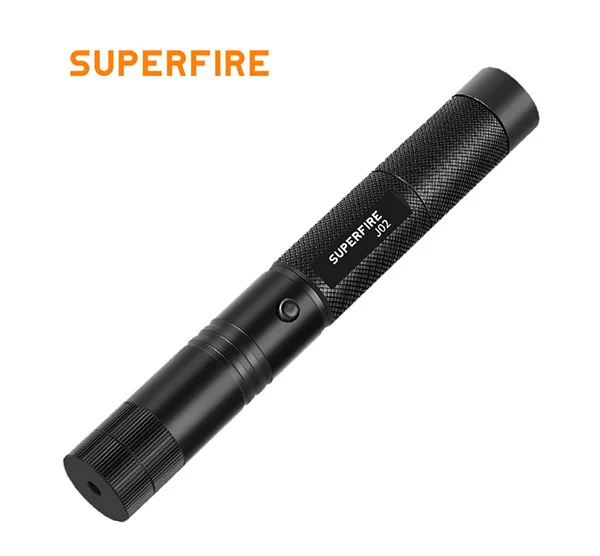 Superfire J02 Đèn pin Led nhỏ có thể sạc lại với con trỏ laser