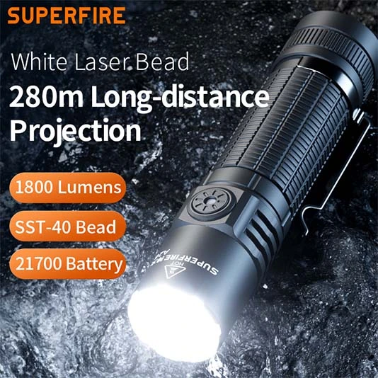Đèn pin độ sáng cao superfire A26