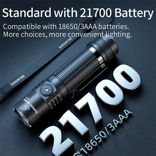 Đèn pin độ sáng cao superfire A26