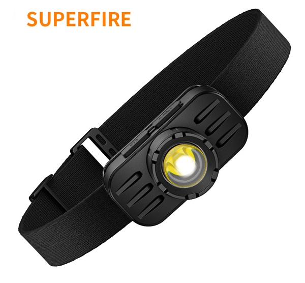 Đèn pha superfire hl80 có thể thu phóng