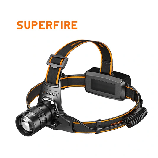 Đèn pha superfire hz01 có thể thu phóng tia UV đa năng