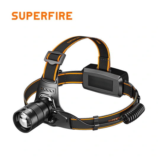 Đèn pha superfire hz01 có thể thu phóng tia UV đa năng