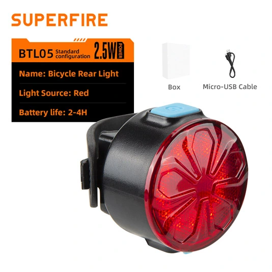 Đèn Xe Đạp Nhỏ Gọn superfire btl05