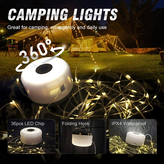 Đèn dây cắm trại superifer LT01