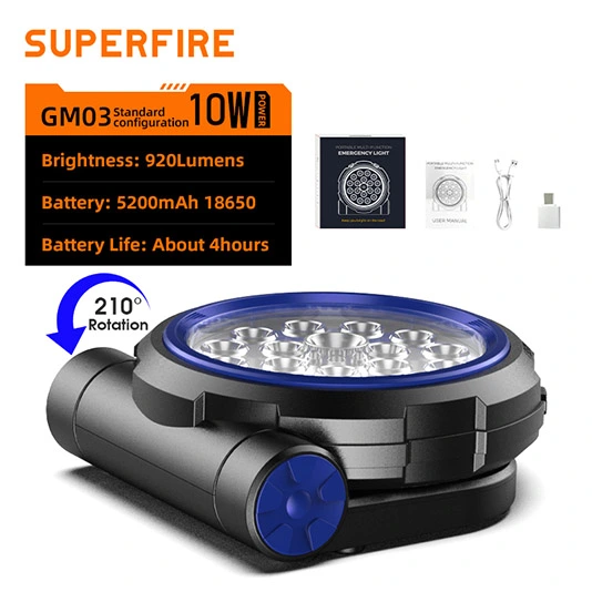Đèn làm việc đa năng superifer GM03