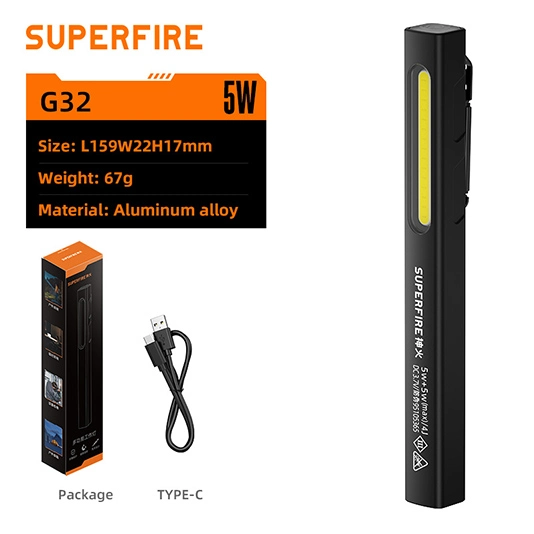 Đèn làm việc di động superfire G32