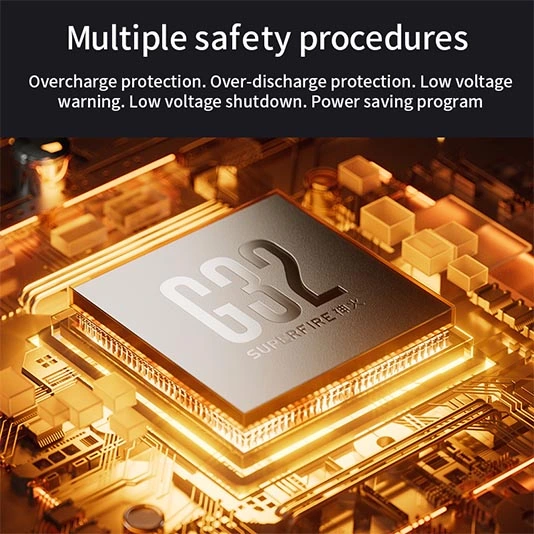 Đèn làm việc di động superfire G32