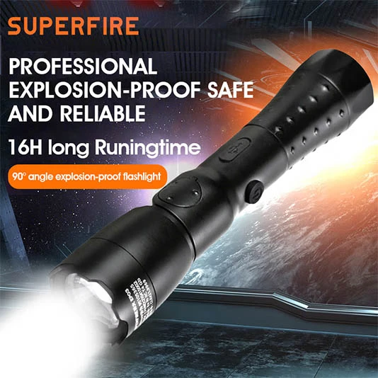 Đèn chống cháy nổ chuyên nghiệp superfire EP03