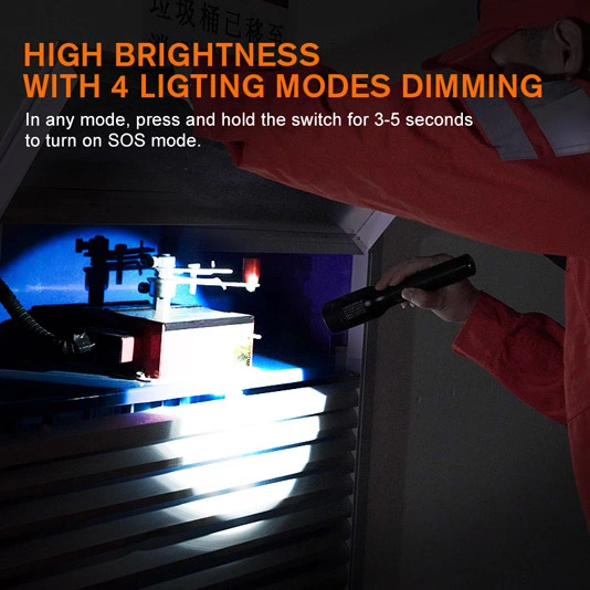 Superfire Đèn pin Led chống nổ D6 mới