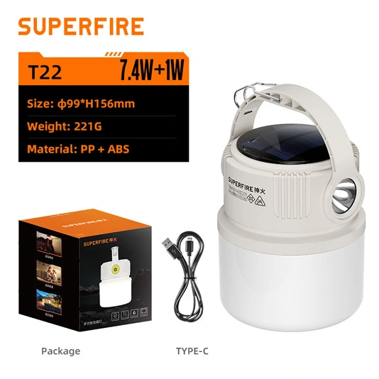 Đèn Cắm Trại đa năng superifer T22