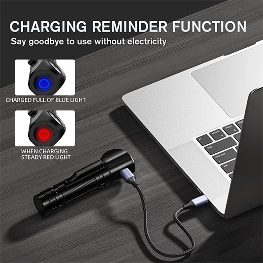 Đèn pha từ tính superfire TH06