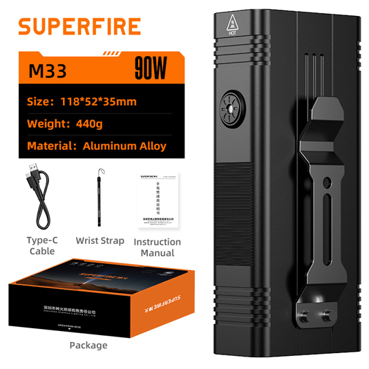 SUPERFIRE M33-high-power-flashlight - 翻译中...